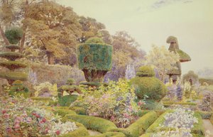 花园场景 作者 乔治·塞缪尔·埃尔古德